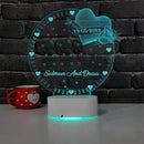 Personalized 3D Illusion Romantic LED Lamp